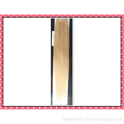 Cheap Price Quality Human Hair Weaving Silky Straight Weave 18inches Color 613 (HH-18613)